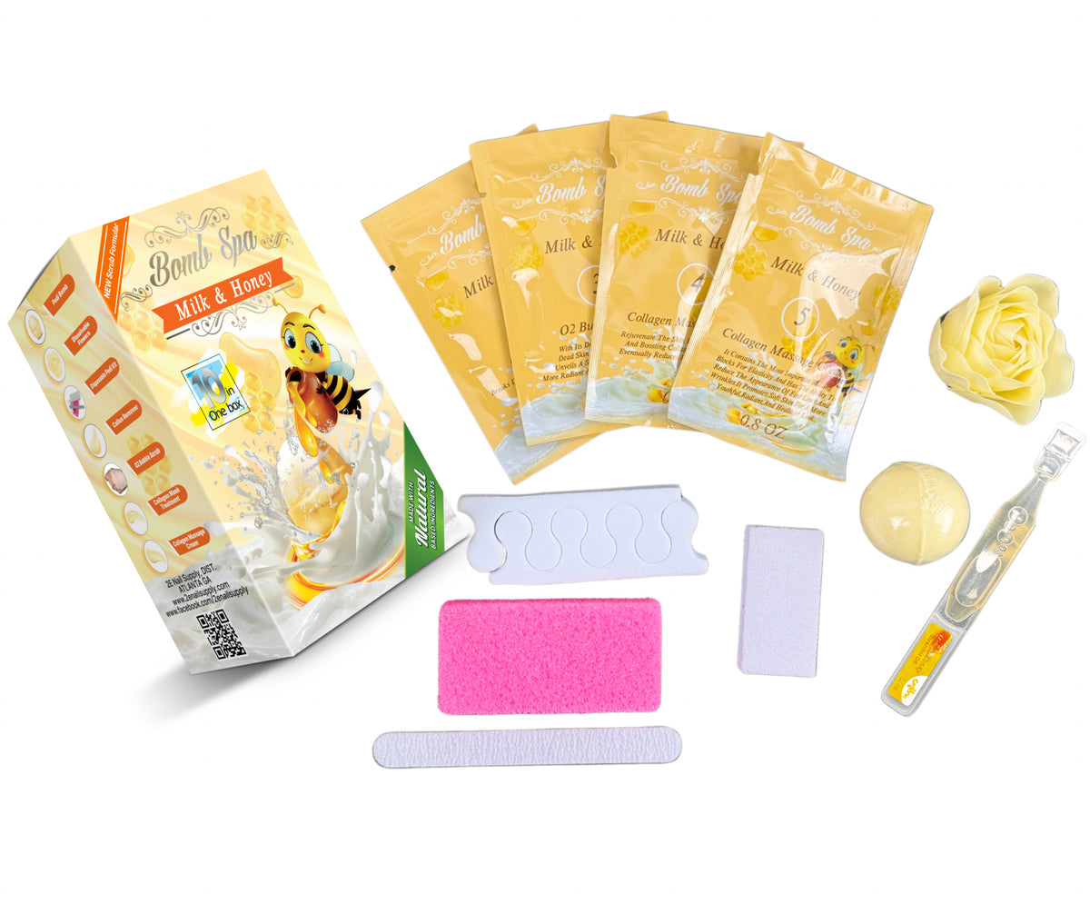 Pedi Box Milk Honey – 2E Nail Supply