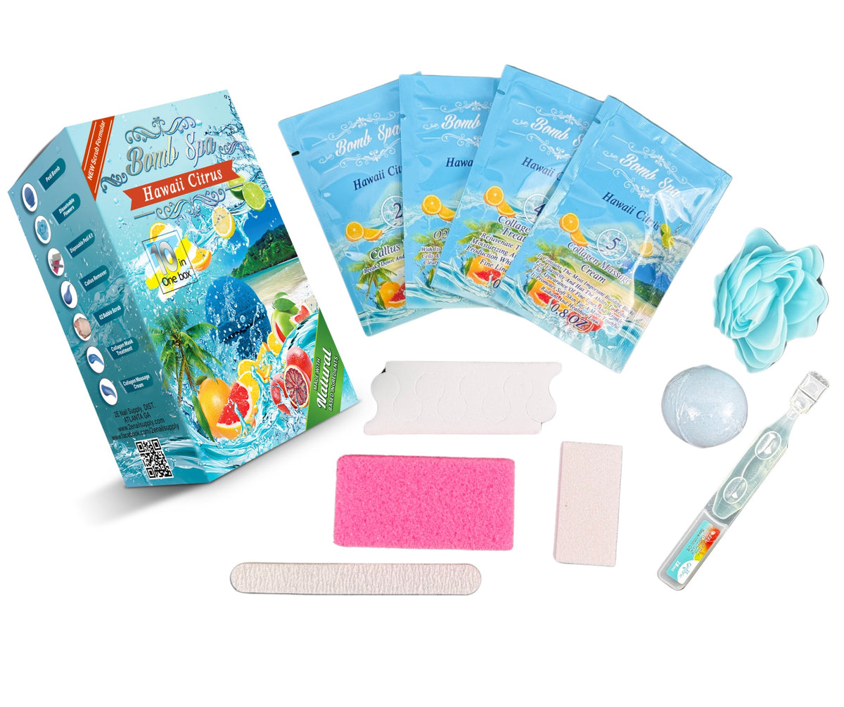 Pedi Box Hawaii Citrus – 2E Nail Supply