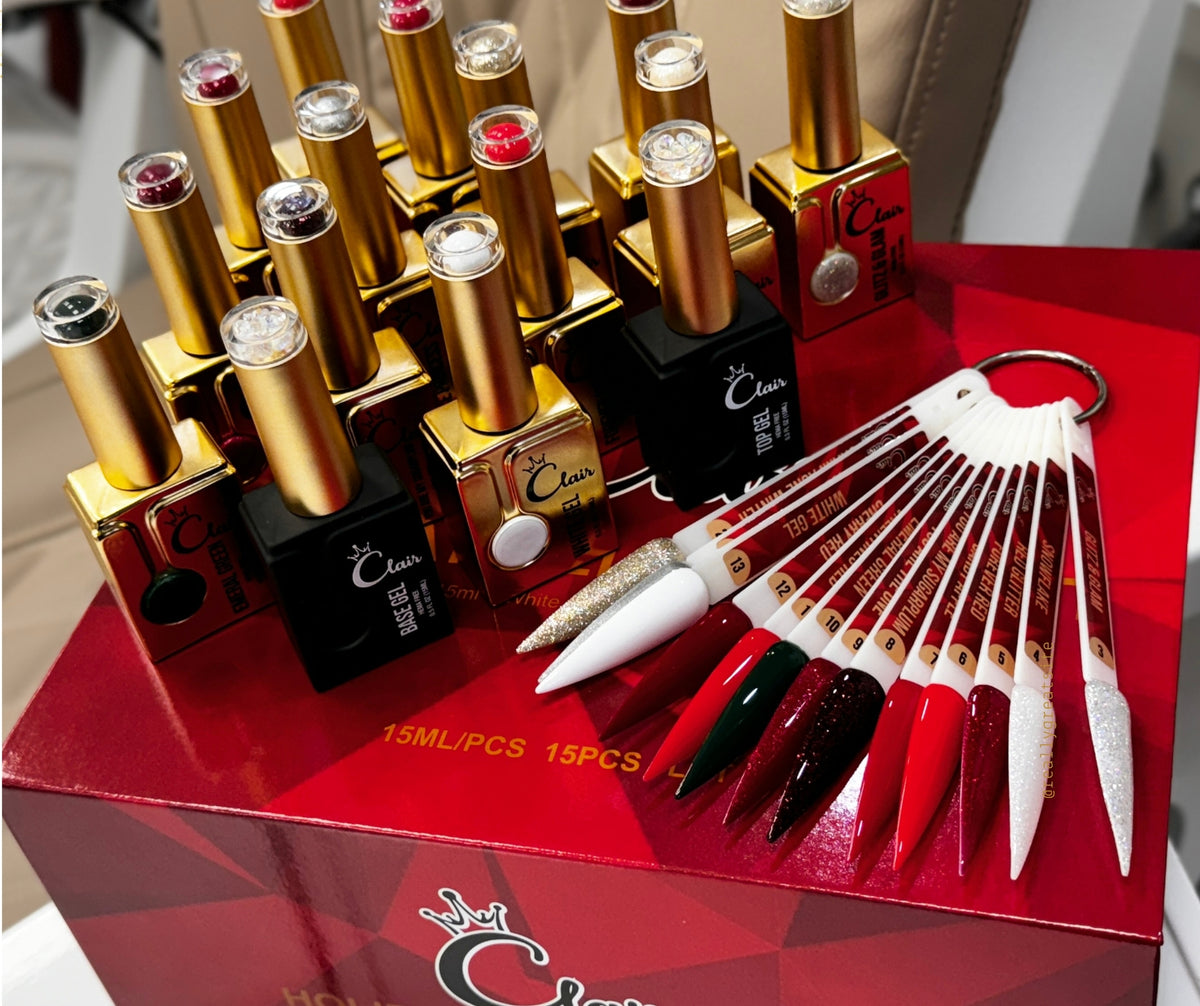 Clair Gel Collection (1st Edition) 15 Bottles – 2E Nail Supply