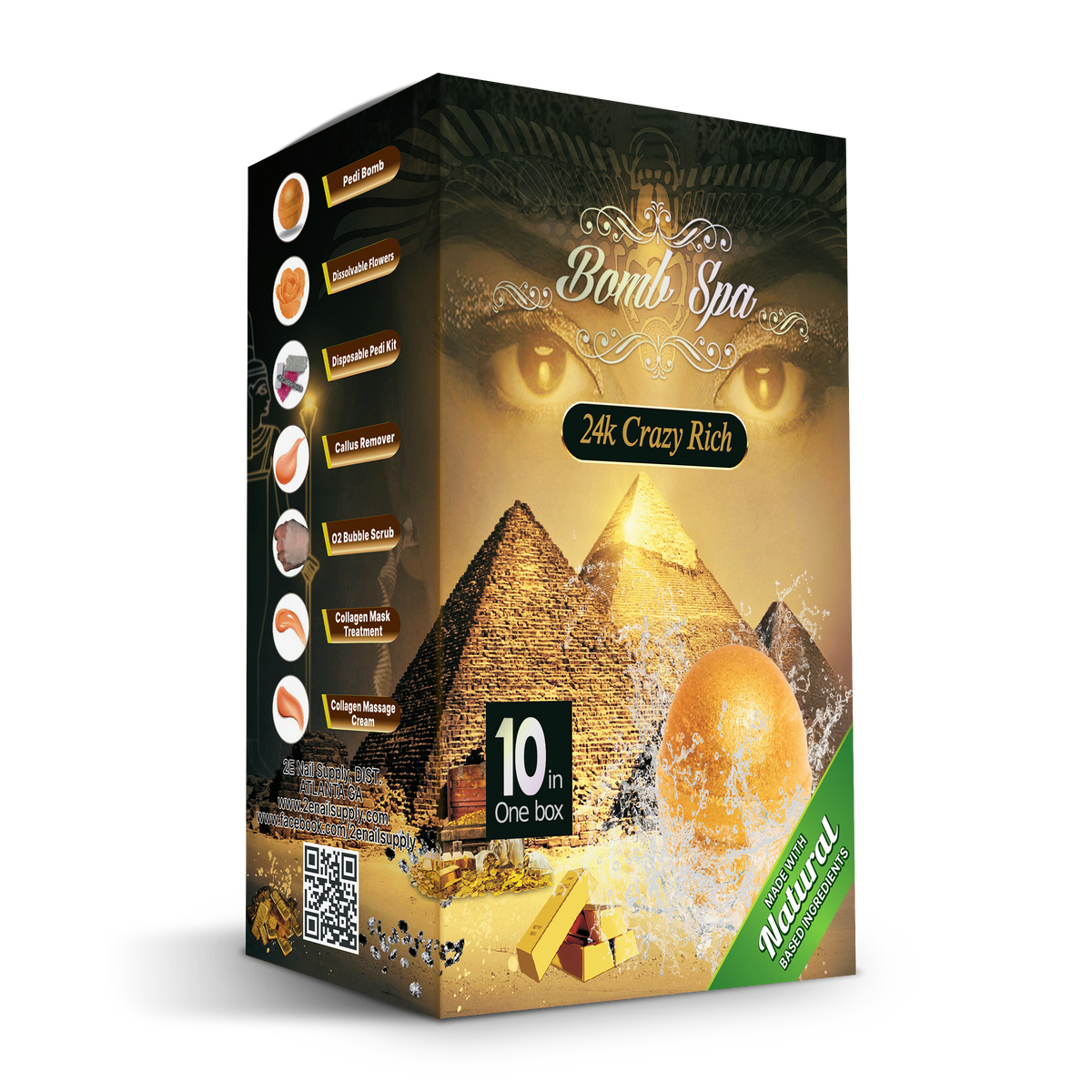 Pedi Box Crazy Rich – 2E Nail Supply