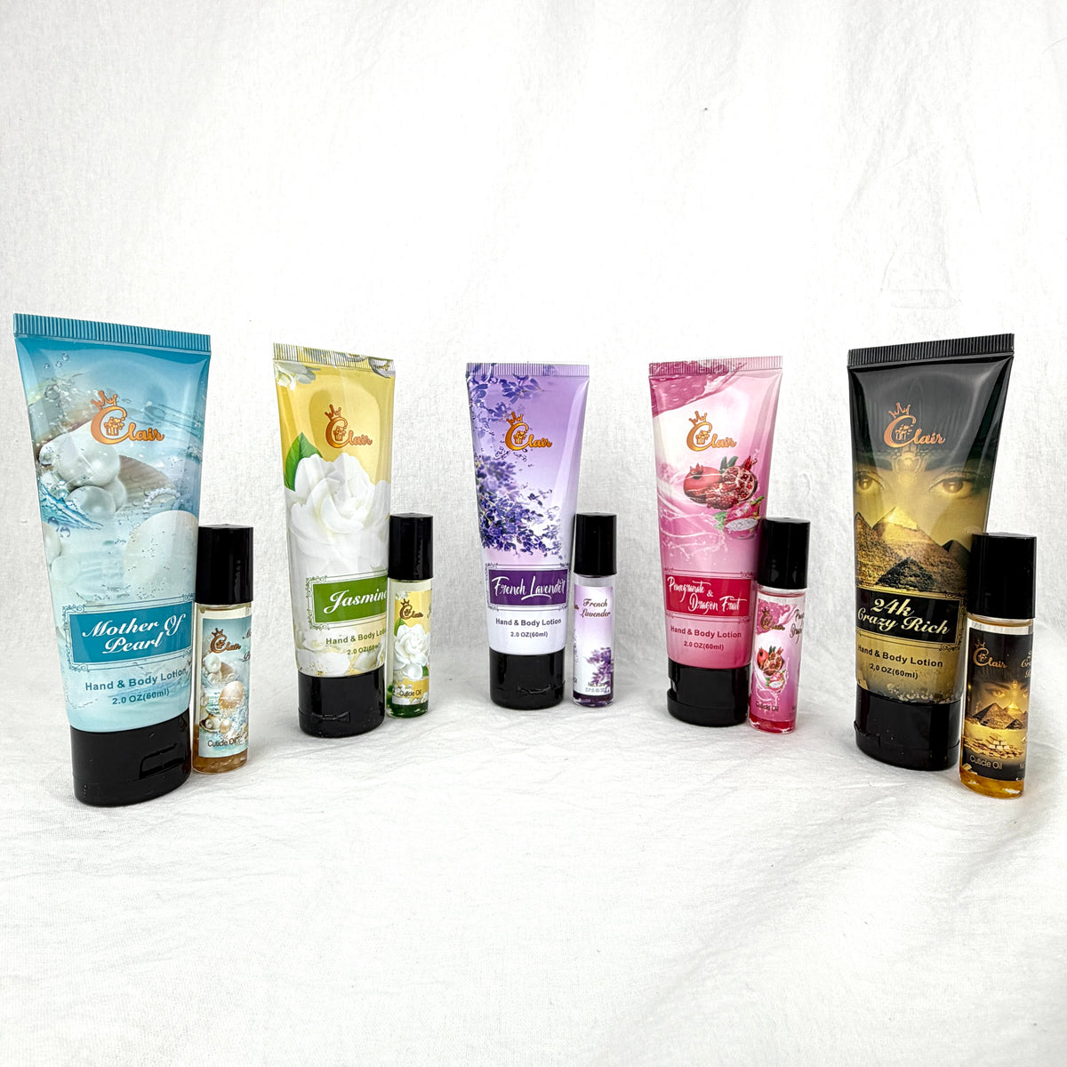 Femirica Lotion 2本セット 2in1 2oz Hand Lotion & 9ml Cuticle Oil Roller Mix (140Pcs