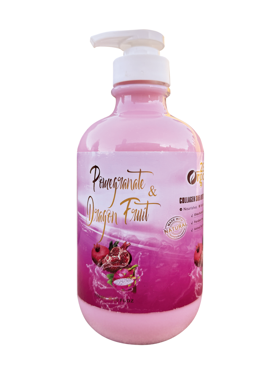 Spa Collagen Cream Pomegranate & Dragon Fruit (20 Bottles/25oz