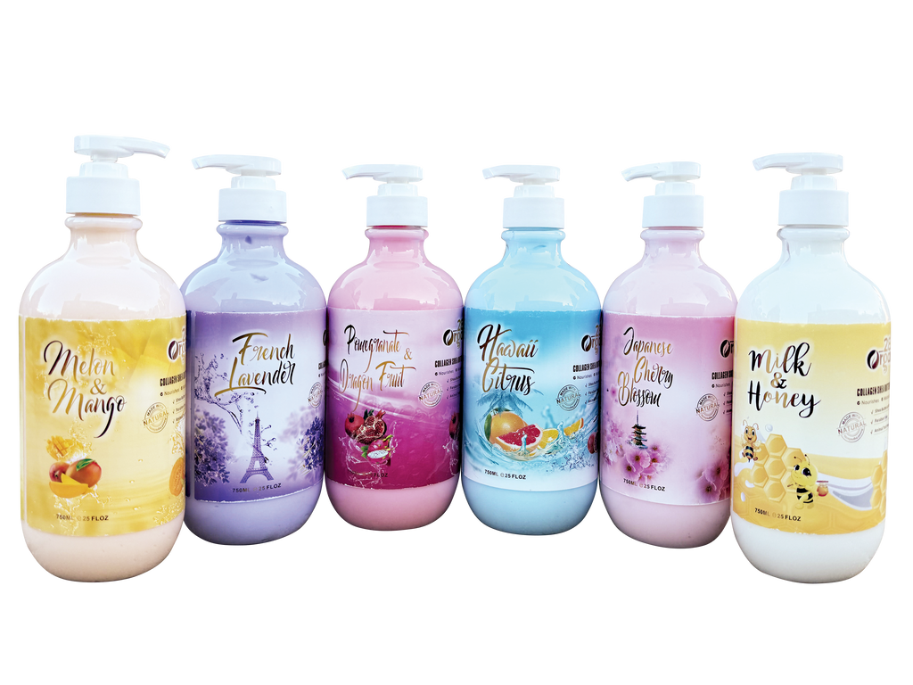Spa Collagen Cream Gift Set (6 Bottles/25oz)