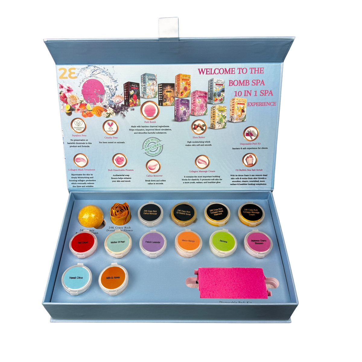 11in1 Bomb Spa Sample Box – 2E Nail Supply