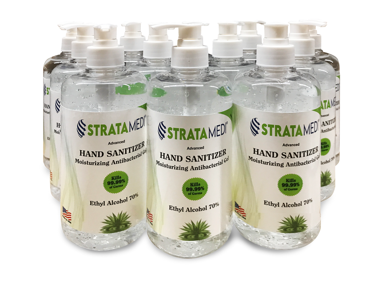 Hand Sanitizer (12 Bottles) 2E Nail Supply