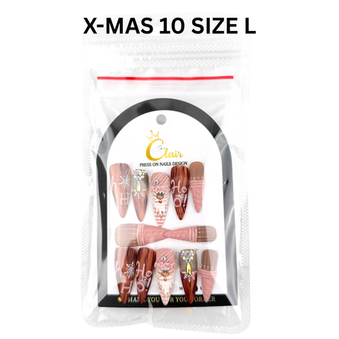 Clair PRESS ON NAIL X-MAS Collection