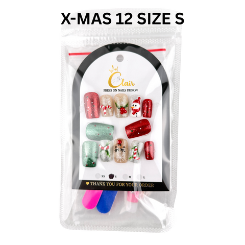 Clair PRESS ON NAIL X-MAS Collection