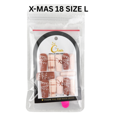 Clair PRESS ON NAIL X-MAS Collection