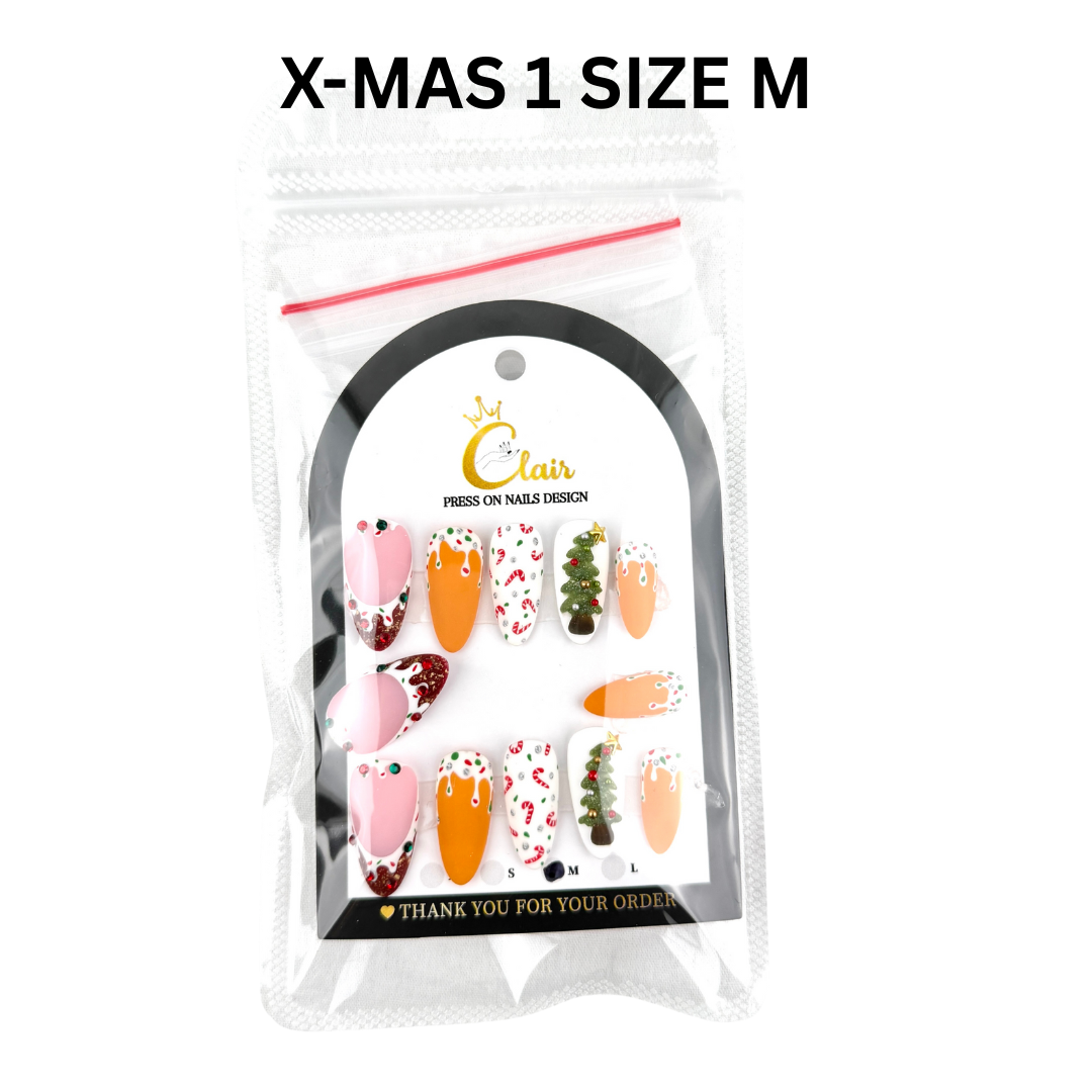 Clair PRESS ON NAIL X-MAS Collection