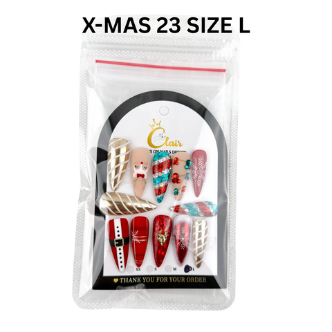 Clair PRESS ON NAIL X-MAS Collection