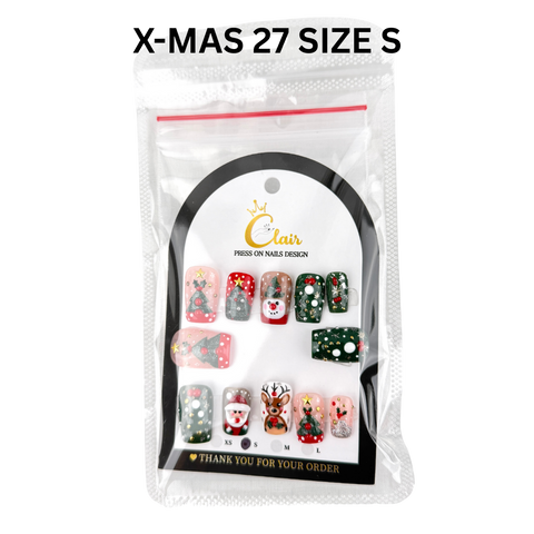 Clair PRESS ON NAIL X-MAS Collection