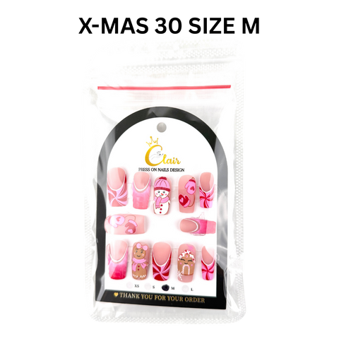 Clair PRESS ON NAIL X-MAS Collection