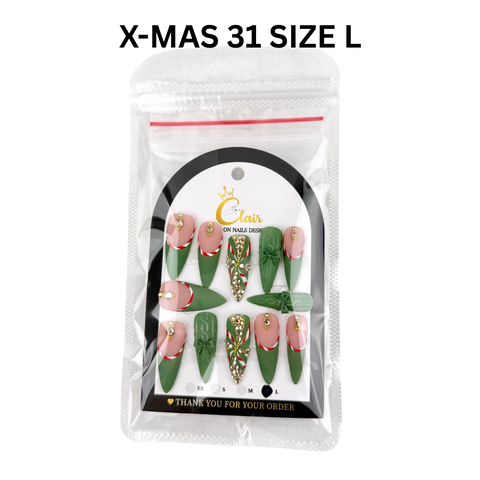 Clair PRESS ON NAIL X-MAS Collection