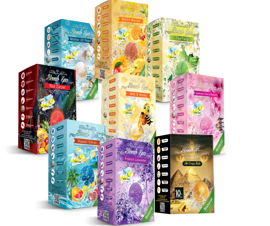 11in1 Bomb Spa Mix 9 Scents( 80 Kits) Maximum 2 Case