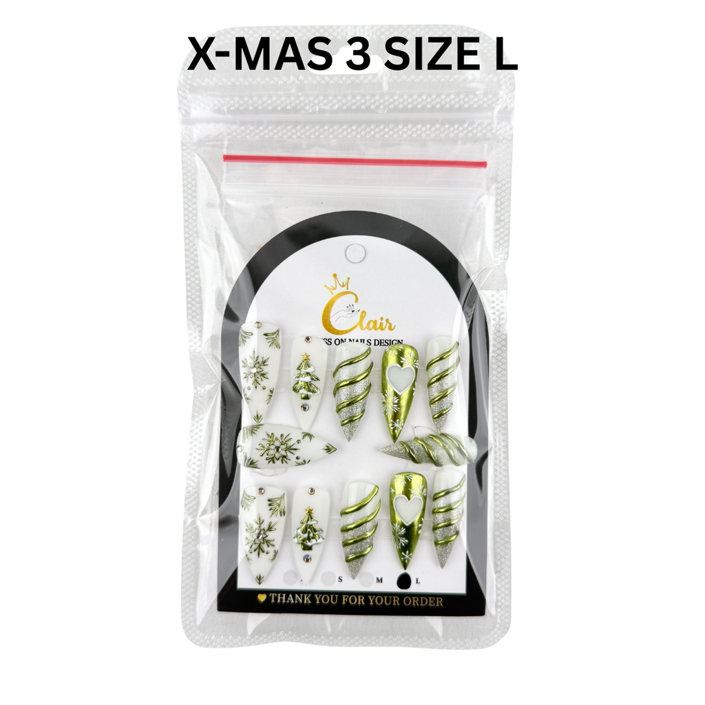 Clair PRESS ON NAIL X-MAS Collection