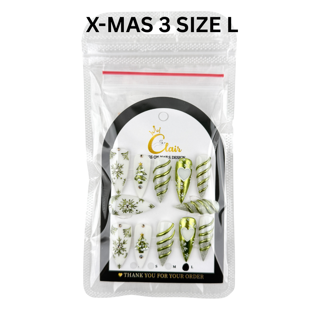 Clair PRESS ON NAIL X-MAS Collection