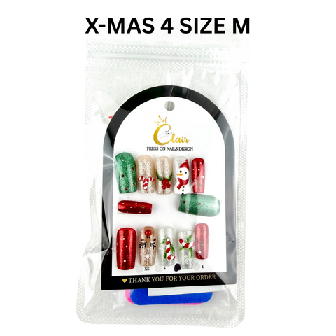 Clair PRESS ON NAIL X-MAS Collection