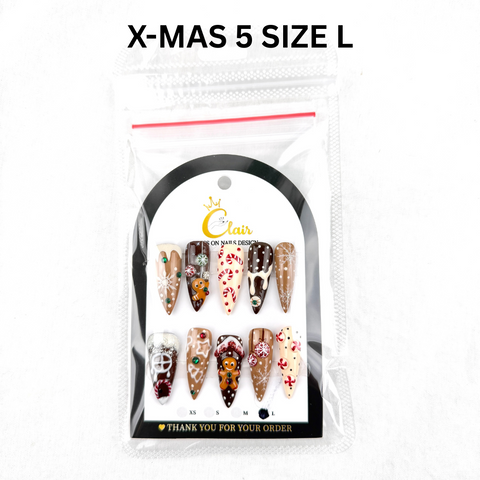 Clair PRESS ON NAIL X-MAS Collection