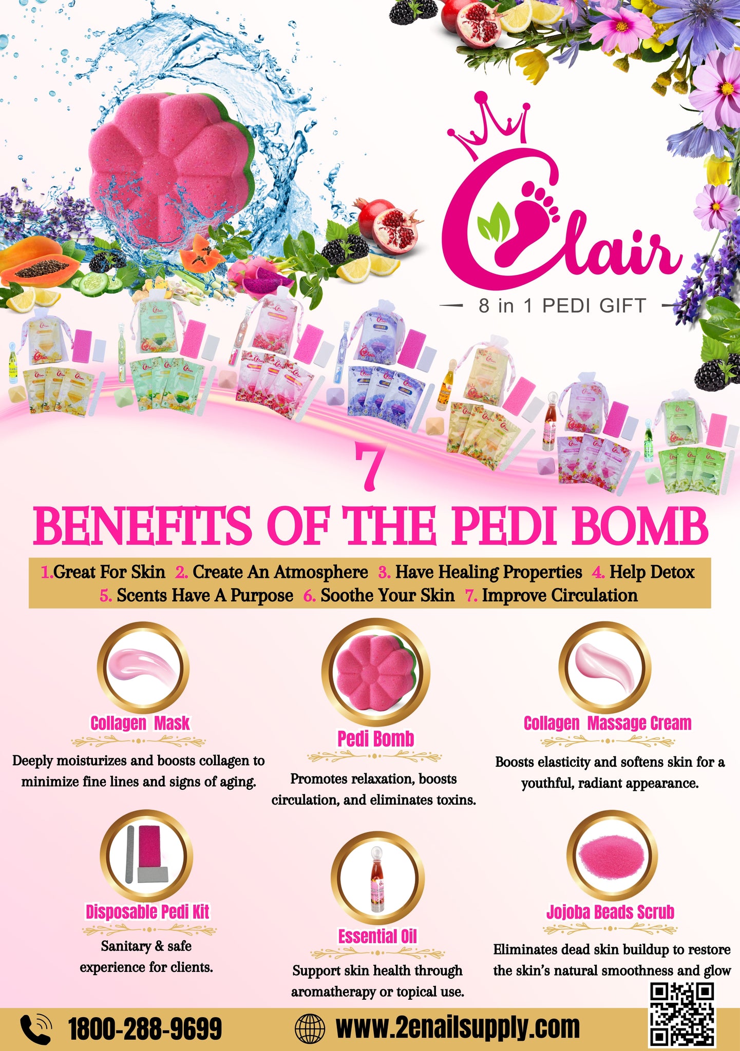 8in1 Clair Poster( 19x27 inches)