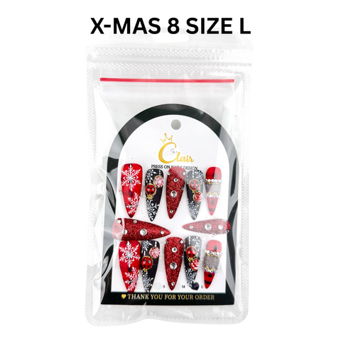 Clair PRESS ON NAIL X-MAS Collection