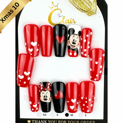 PRESS ON NAILS  Christmas Collection( High Quality & Hand Made)