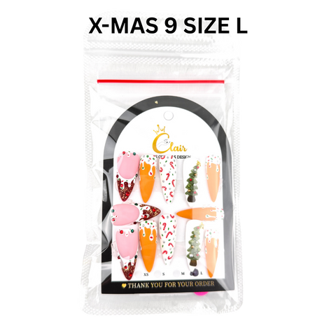 Clair PRESS ON NAIL X-MAS Collection