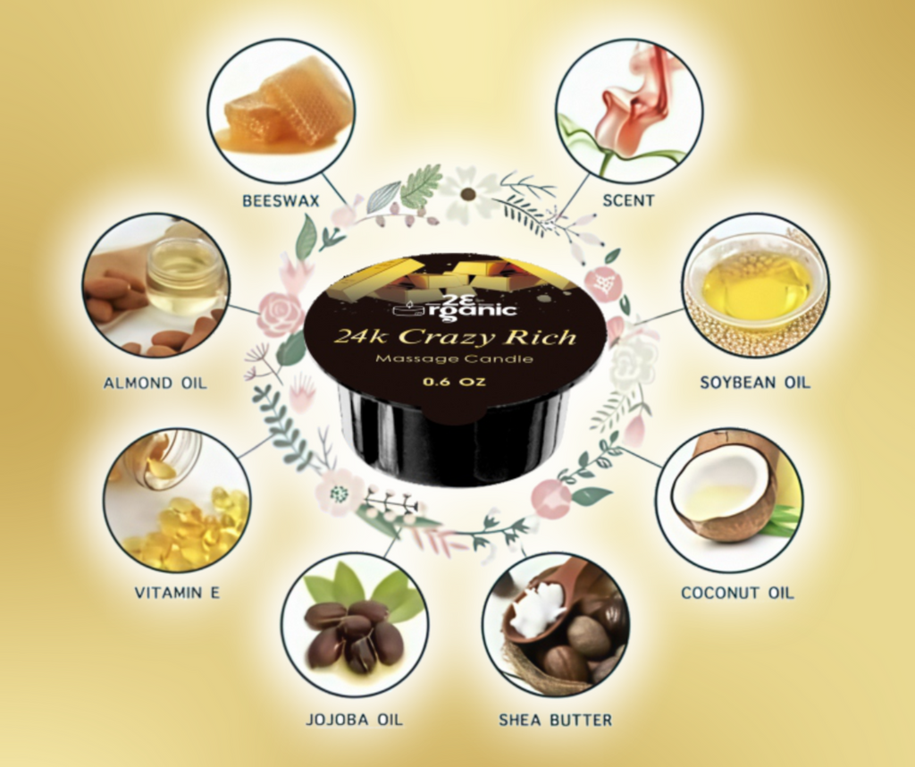 Massage Candle (0.6 Oz)/140 Pcs Per Carton ❌❌24k Crazy Rich Available After Nov 25