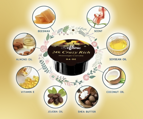 Massage Candle (0.6 Oz)/140 Pcs Per Carton ❌❌24k Crazy Rich Available After Nov 25