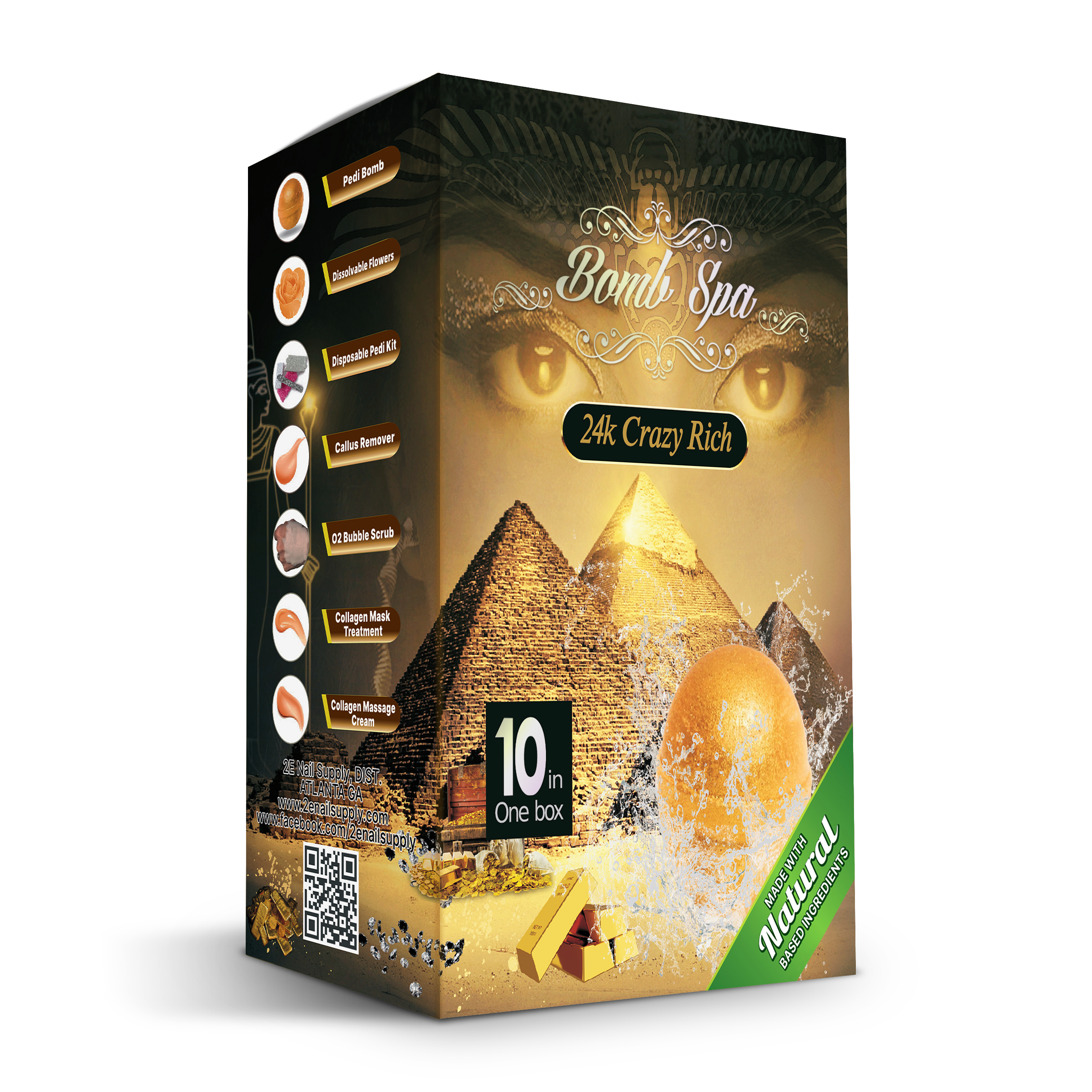 Pedi Box Crazy Rich – 2E Nail Supply