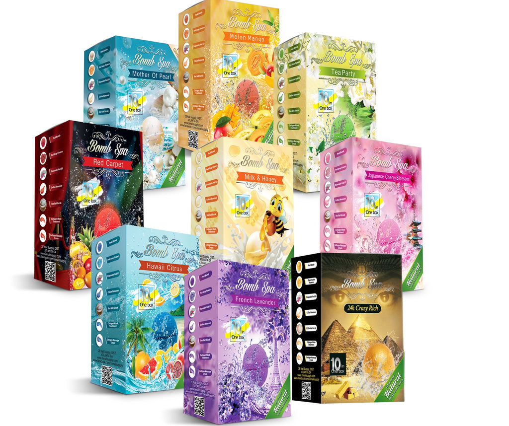 10in1 Bomb Spa Mix 9 Scents( 80 Kits)❌❌Maximum 2 Cases