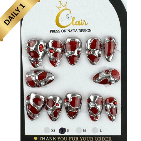 Clair Daily Press- On Nails Collection ( High Quality & Hand Made)