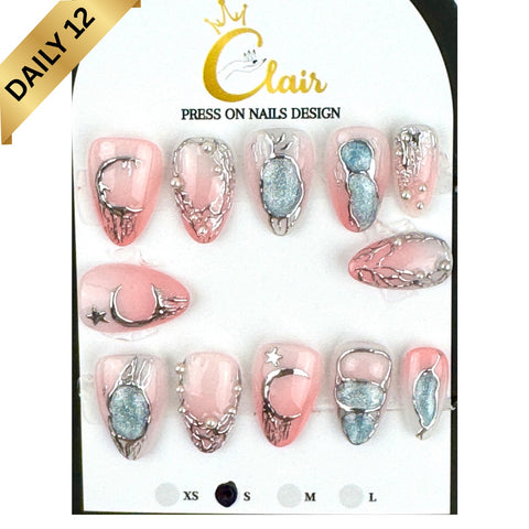 Clair Daily Press- On Nails Collection ( High Quality & Hand Made)