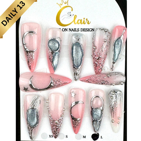 Clair Daily Press- On Nails Collection ( High Quality & Hand Made)