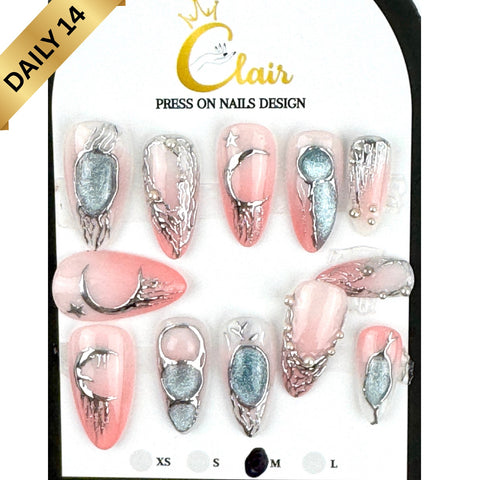 Clair Daily Press- On Nails Collection ( High Quality & Hand Made)