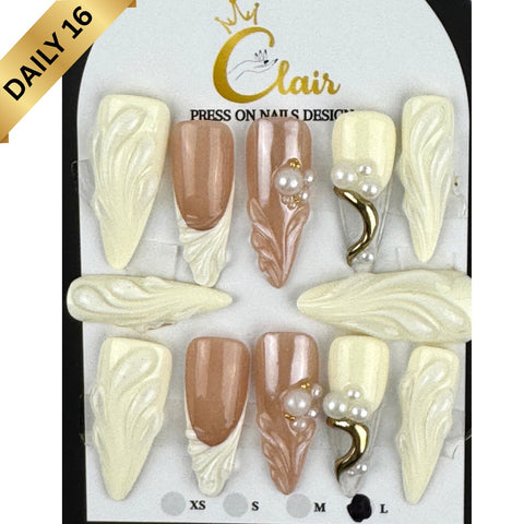 Clair Daily Press- On Nails Collection ( High Quality & Hand Made)