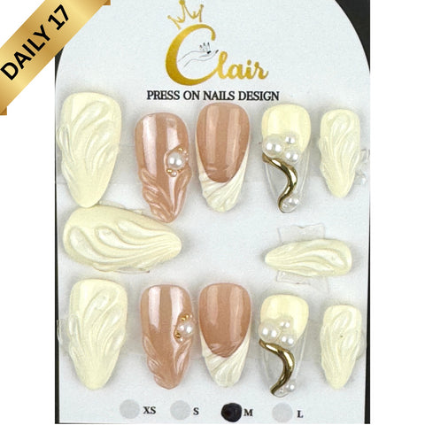 Clair Daily Press- On Nails Collection ( High Quality & Hand Made)