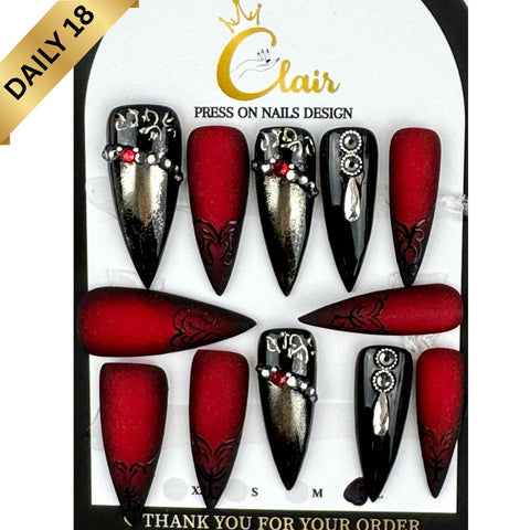 Clair Daily Press- On Nails Collection ( High Quality & Hand Made)
