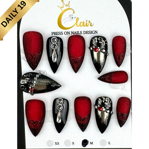 Clair Daily Press- On Nails Collection ( High Quality & Hand Made)
