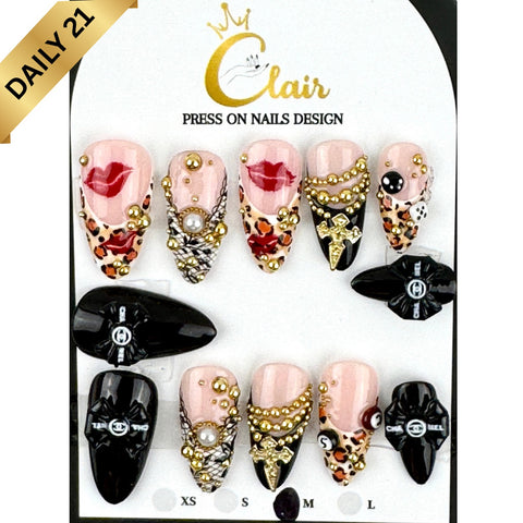 Clair Daily Press- On Nails Collection ( High Quality & Hand Made)