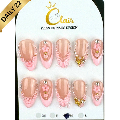 Clair Daily Press- On Nails Collection ( High Quality & Hand Made)