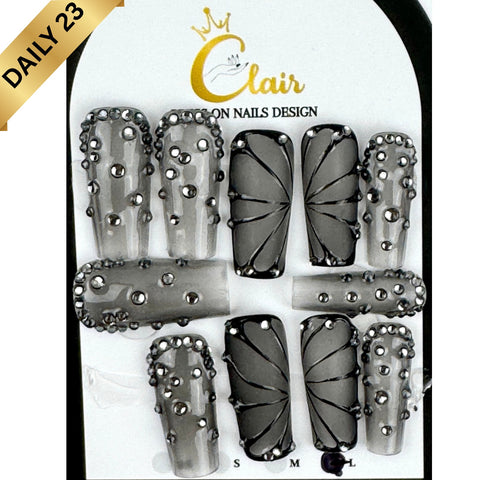 Clair Daily Press- On Nails Collection ( High Quality & Hand Made)