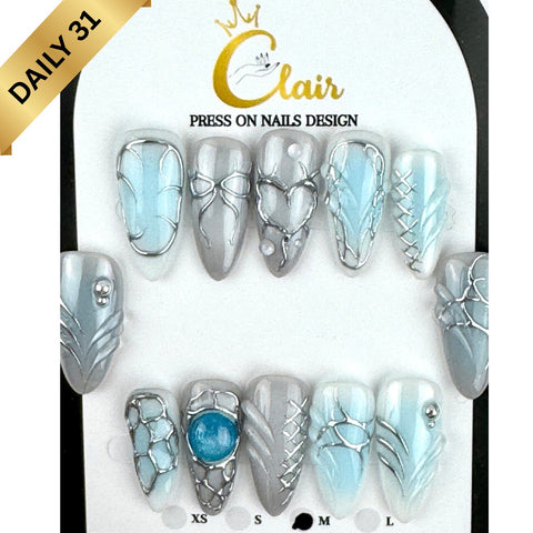 Clair Daily Press- On Nails Collection ( High Quality & Hand Made)