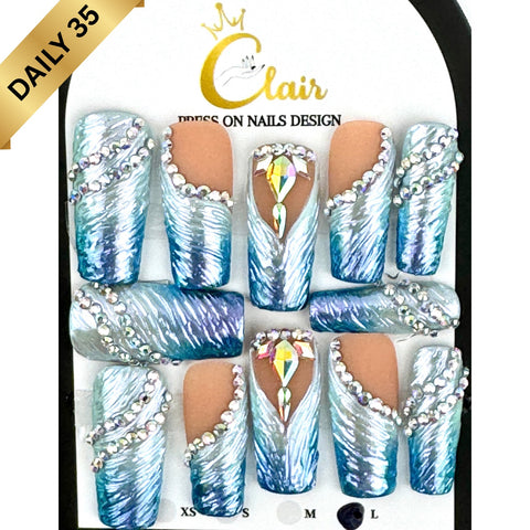 Clair Daily Press- On Nails Collection ( High Quality & Hand Made)