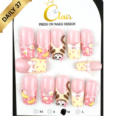 Clair Daily Press- On Nails Collection ( High Quality & Hand Made)