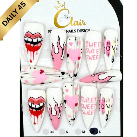Clair Daily Press- On Nails Collection ( High Quality & Hand Made)
