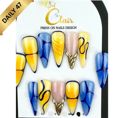 Clair Daily Press- On Nails Collection ( High Quality & Hand Made)