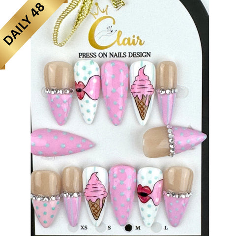 Clair Daily Press- On Nails Collection ( High Quality & Hand Made)