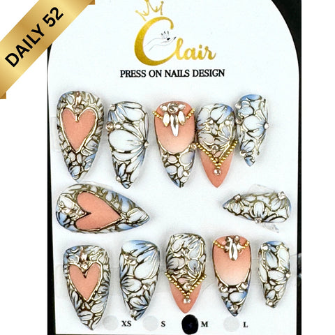 Clair Daily Press- On Nails Collection ( High Quality & Hand Made)