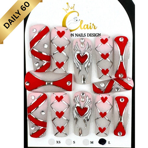 Clair Daily Press- On Nails Collection ( High Quality & Hand Made)