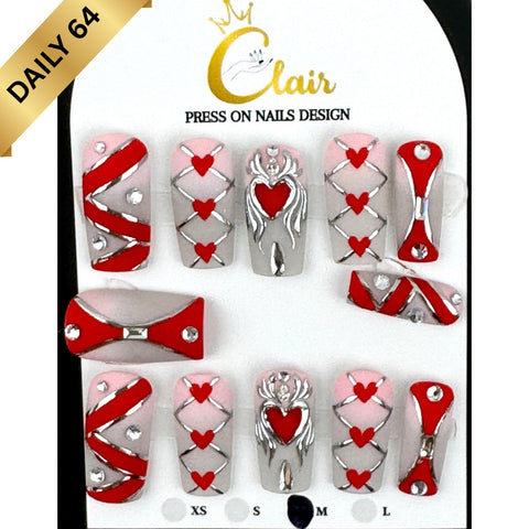 Clair Daily Press- On Nails Collection ( High Quality & Hand Made)
